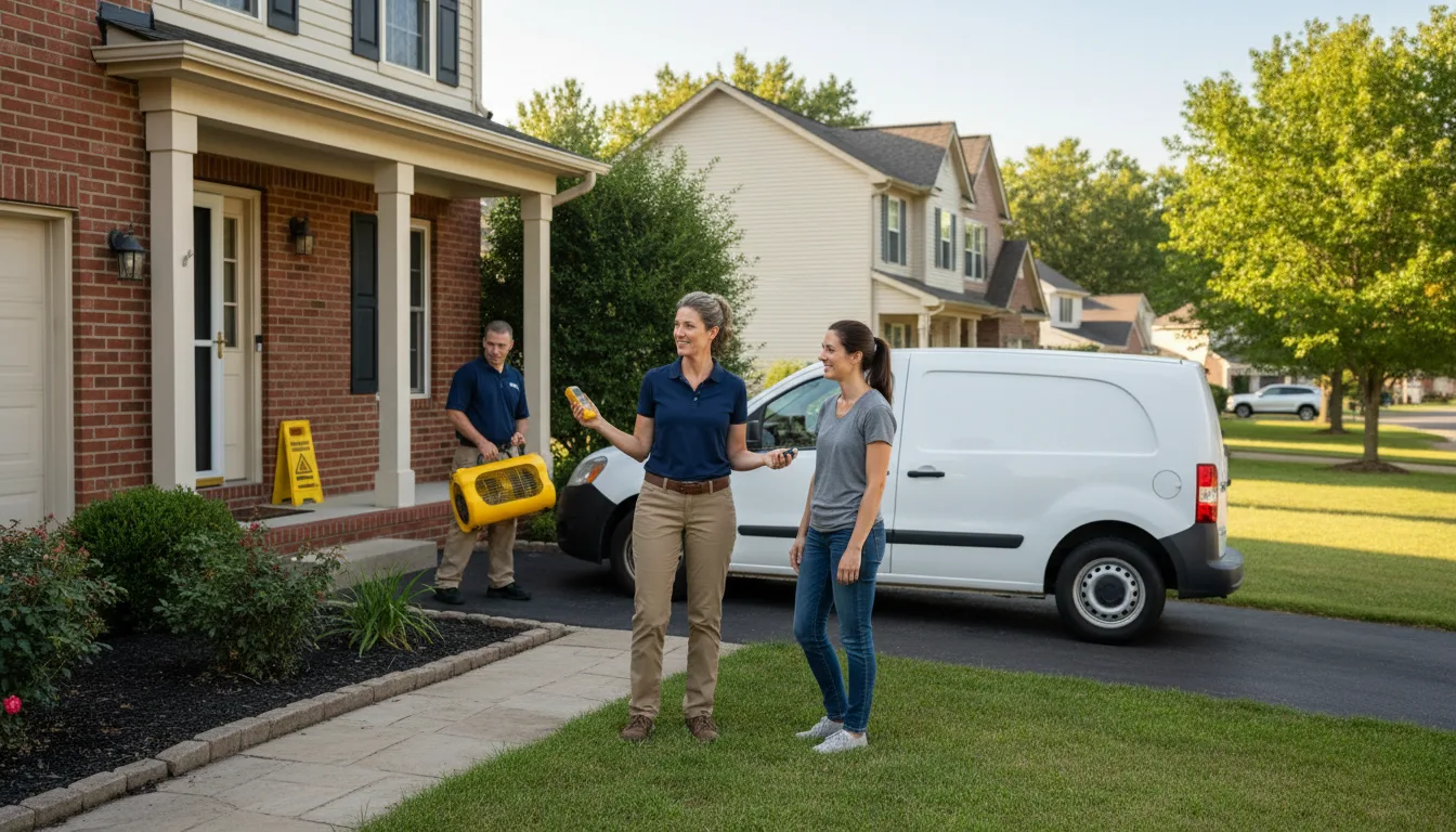 Water restoration image for Dehumidification And Cleanup Services in Wesco, MO